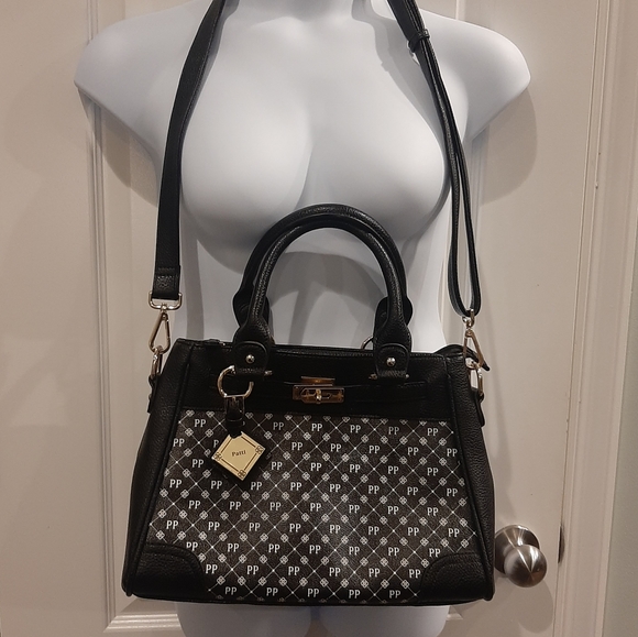 FINAL PRICE $10  DANBURY MINT Monogram "Patti" bag. - Picture 2 of 12